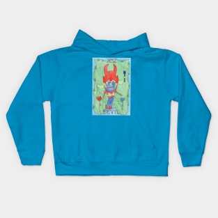 The Devil Tarot Card Kids Hoodie